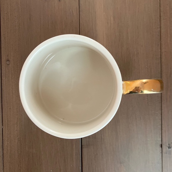 Anthropologie Night Sky Grey Blue Watercolor Drip Mug - Picture 5 of 8